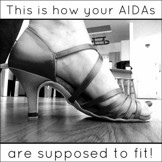 How Should Your AIDA Dance Shoes Fit to Ensure that You Get the Best Ballroom Dance Shoe Fit