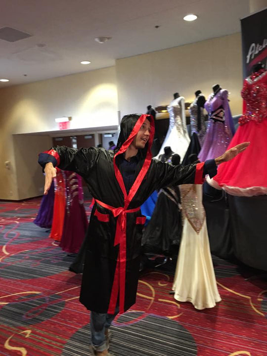 Wearing an AIDA Dance Robe with Your AIDA Ballroom Dance Shoes Can Help You Win Your Next Competition!